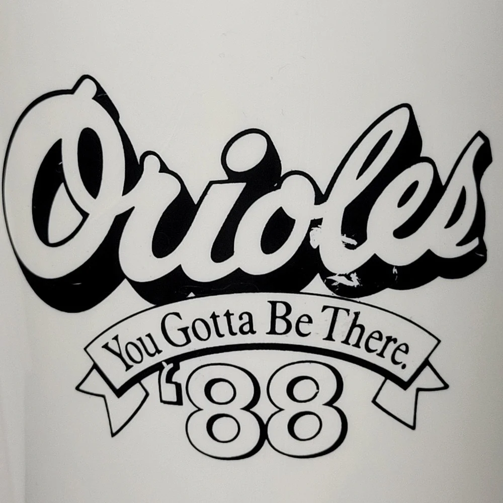 1988 Baltimore Orioles x Budweiser Bud Beer‎ Plastic Pitcher MLB SGA Vintage